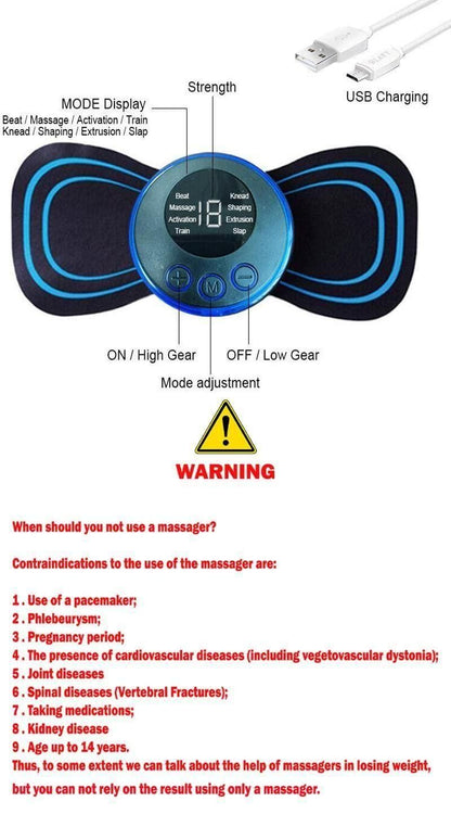 Portable Electric Massager – Soothe Pain in Minutes