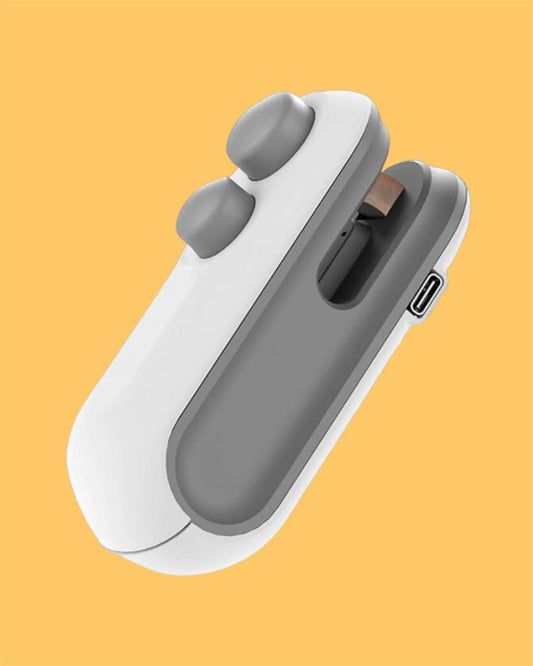 Mini USB Rechargeable Bag Sealer with Cutter"