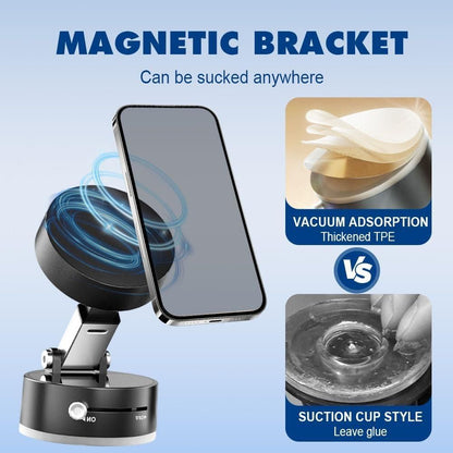 Vacuum Magnetic Phone Mount – Compact, Secure &amp; Smart