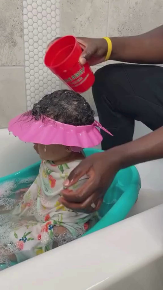 Baby Adjustable Safe Bathing Shower Cap (Pack of 2)