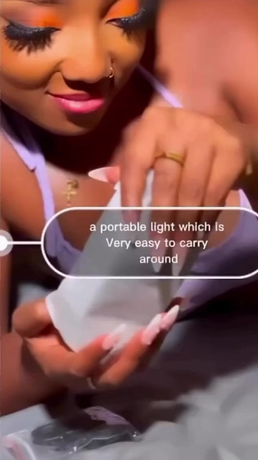 LED Video Light with Phone Holder Clip